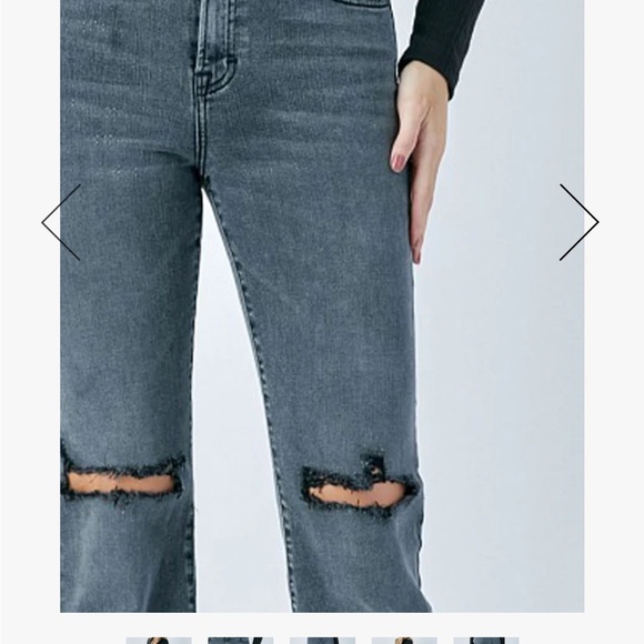 NWT Hidden Jeans Ryan bootcut size 26 charcoal denim - Picture 8 of 9